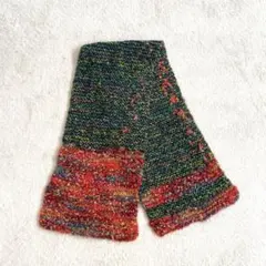 編み込みマフラー