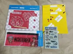 非売品　ワンピース　ステンシルシート　ペンケース　ピカチュウおまもり　レアシール