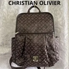 CHRISTIAN OLIVIERブラウンナイロンリュック