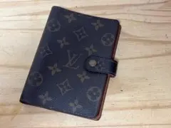 I1210-15　ルイヴィトン　システム手帳　＊シリアルあり　＊生地切れあり