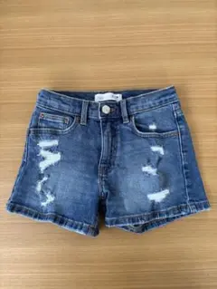 ZARA デニムショートパンツ ダメージ加工