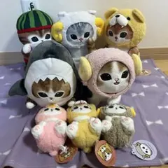 新品・まとめ売り【モフサンドmofusand】BIGぬいぐるみセット ③ 8体 mofusand モフサンド ぬいぐるみ まとめ売り 8点セット BIGぬいぐるみ