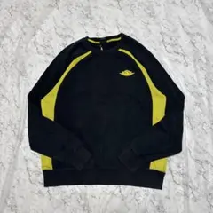 AIRJORDAN スウェット 長袖 メンズL ジャンプマン ウイングロゴ 黒黄のサムネイル