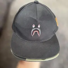 A Bathing Ape バケットハット ブラック ホワイト - メルカリ