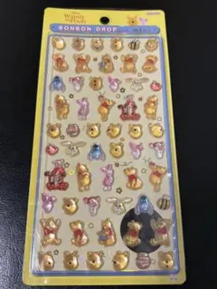 正規品 ディズニー ボンボンドロップシールミニ くまのプーさん
