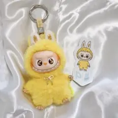 PIN FOR LOVE イニシャルP ラブブ イエロー 黄色ラブブ