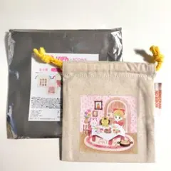 りぼん×3COINS ミニ巾着 姫ちゃんのリボン