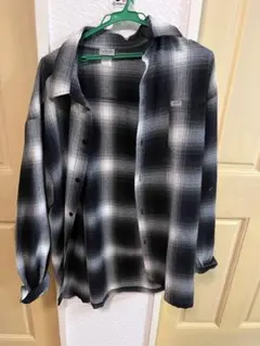 Cali Top 長袖シャツ L ブラック/ホワイト チェック