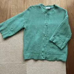 SHIPS コットンカーディガン　グリーン