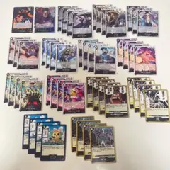 マーシャル・Ｄ・ティーチ 黒デッキ 黒ひげ SR パーツ 構築 ワンピースカード