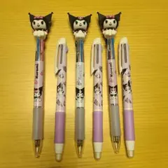 【韓国限定 正規ライセンス品】サンリオ クロミ 3色ボールペン 6本セット