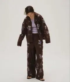 き*ね様 トゥデイフル 刺繍シャツ ブラック 美品 - メルカリ