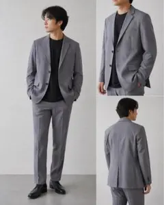 美品 UNITED ARROWS テーラードジャケット XL グレー 春夏 軽量