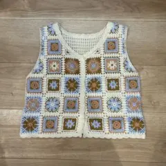 クロシェ　ベスト　韓国購入