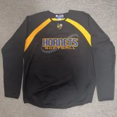 海外古着[希少ゲームシャツ]HORNETS SOFTBALL 背番号9