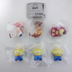 ガチャ　トイ・ストーリー まちぼうけ 全4種コンプ＋エイリアン2個セット