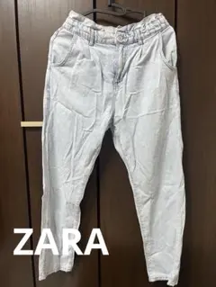 【美品‼️】ZARAライトブルーカジュアルデニムパンツ