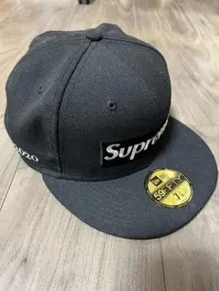 Supreme×NEWERAベースボールキャップ ブラック 7 3/8