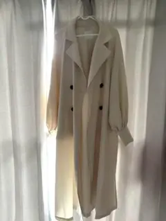 タグ付き MOUSSY ライトベージュ ロングコート Fサイズ - メルカリ