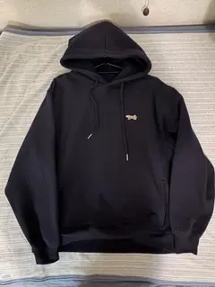 THE FOX ロゴ刺繍 シームポケットパーカー ネイビー