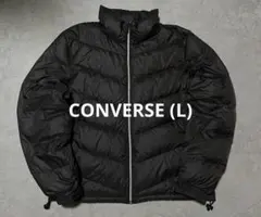 CONVERSEダウンジャケット ダークブラウン冬服アウター ユニセックス 古着