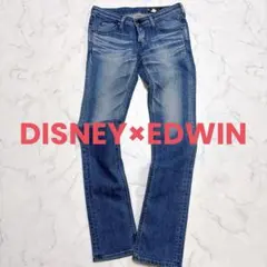1626 希少 DISNEY×EDWIN ミッキーマウス コラボ デニム S