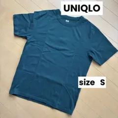 UNIQLO ユニクロ　Tシャツ　グリーン　Sのサムネイル