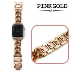 applewatch 極太 チェーン ステンレス ベルト PG 44 45 49