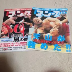 週刊ゴング　2冊　G1クライマックス 新日本プロレス　天山広吉