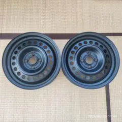 B ホンダ純正スチールホイール　14x5.5j 送料込み！値下げ！ 激安 4本セット】ホンダ 純正 スチール 鉄ホイール 鉄チン 中古品 14