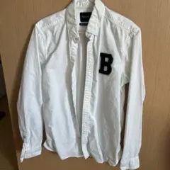 SCOTCH & SODA ホワイト長袖シャツ B刺繍