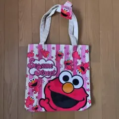 新品タグ付き エルモデザインのセサミストリートバッグ