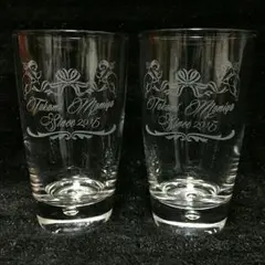 ペアグラス★ハンドメイド