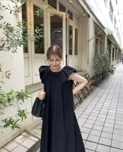 【新品未使用】Acka. drape one-piece 黒SIZE2 drape one-piece – Acka online store