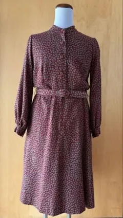 昭和レトロ ひざ丈ワンピース