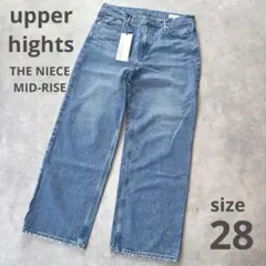 美品✨upper hights THE NIECE ワイド ストレート 28