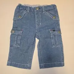 ミキハウス DOUBLE.B デニムパンツ 100 ハーフパンツ ダブルビー