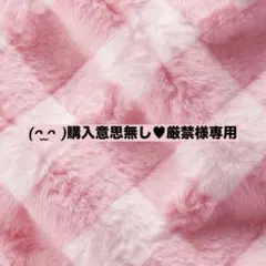 (ᴖ ̫ᴖ )購入意思無し♥厳禁様専用ページ