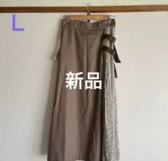 【新品】ライトオン　柄切替デザインスカート Ｌ