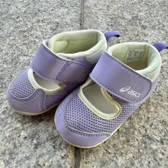 asics ベビーサンダル 12.5cm パープル