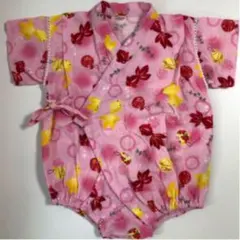 甚平 ピンク金魚柄 女の子　70