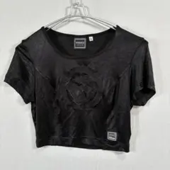 Versace Jeans Couture メデューサ刺繍 Tシャツ　ブラックのサムネイル