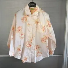 Ｗing jardi cafe 花柄長袖 パジャマ　 上のみのサムネイル