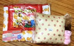 一番くじ　A賞　アポロ　クッション　たべっ子どうぶつ　ブランケット