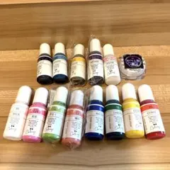 カラリー レジン液着色剤 10ml 13本セット やべぇ粉おまけ付き