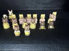 【J】パンダ、リス、クマ17体★ シルバニアファミリー フィギュアコレクション