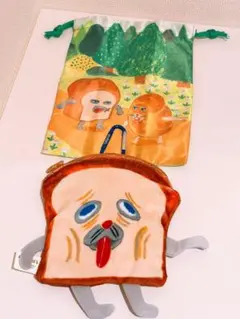 ぱんどろぼう 巾着・ポーチ