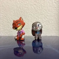 ズートピア フィギュア ニック ジュディ セット