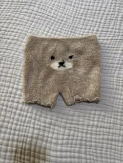 ベージュ クマ ショートパンツ