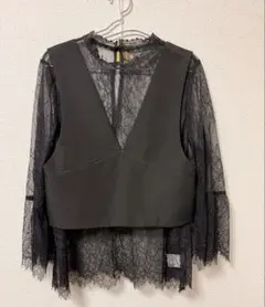 ROSE BUD 黒レースセットアップ